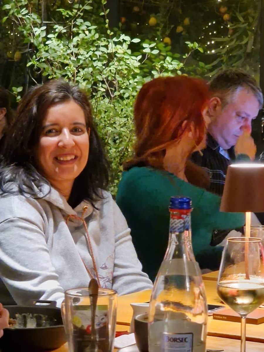 A meetup table with drinks in a Bucharest bar